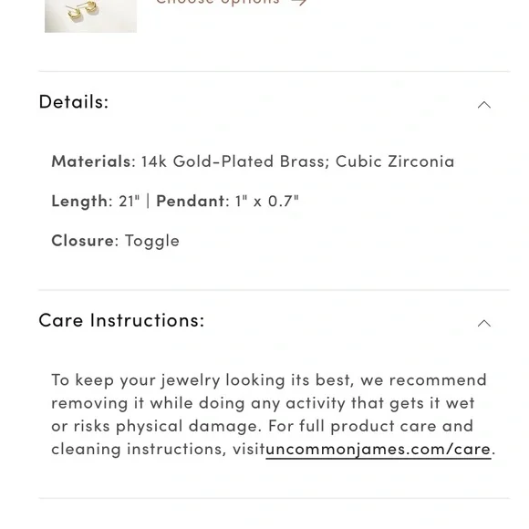 Uncommon James Gold-Plated Necklace - Picture 3 of 9